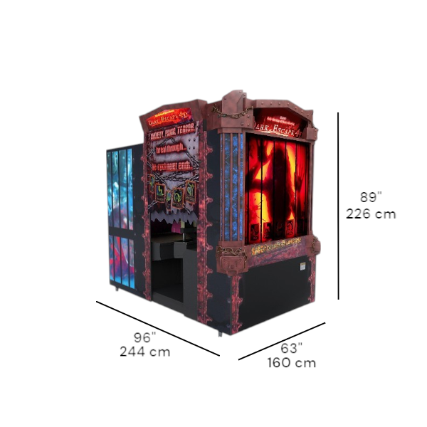 Dark Escape 4D by NAMCO – 46” 3D Screen - Arcade Machine