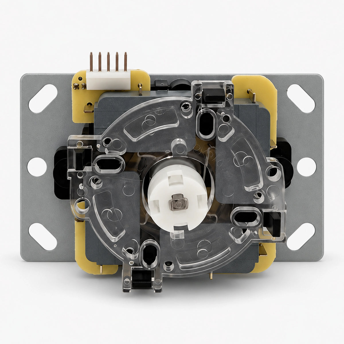 Arcade joystick back view