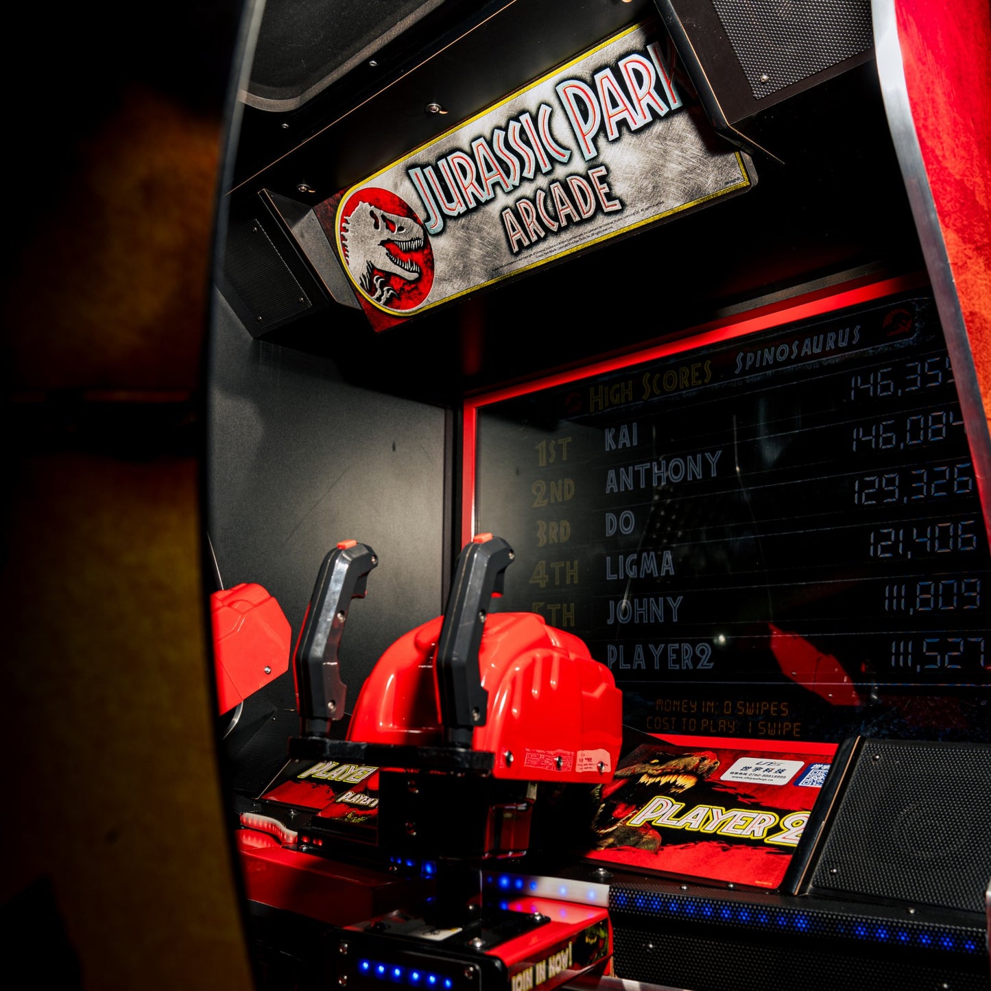 Jurassic Park by Raw Thrills - 55” HD - Arcade Machine