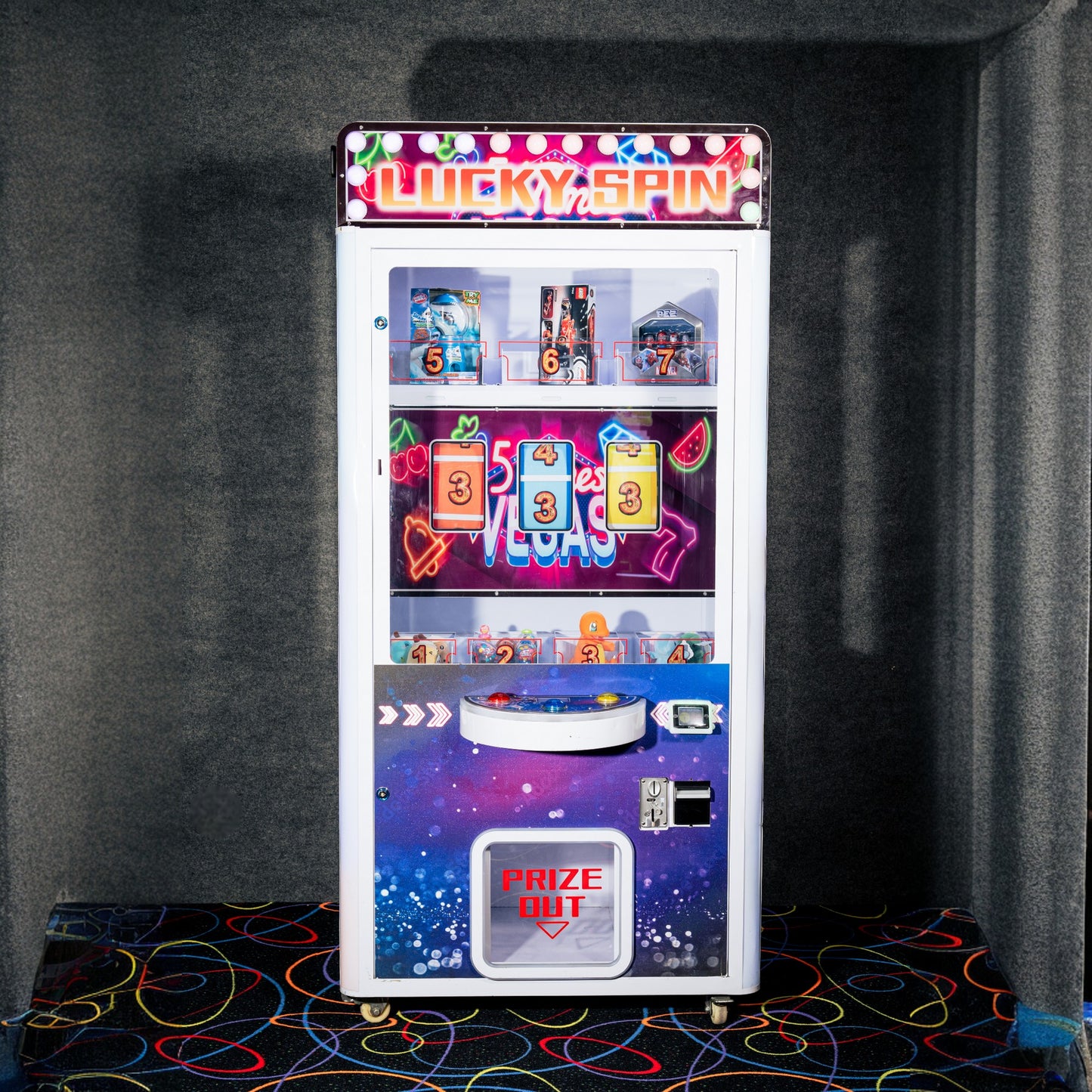 Lucky Spin - Prize Redemption Game Machine - Coin Operated