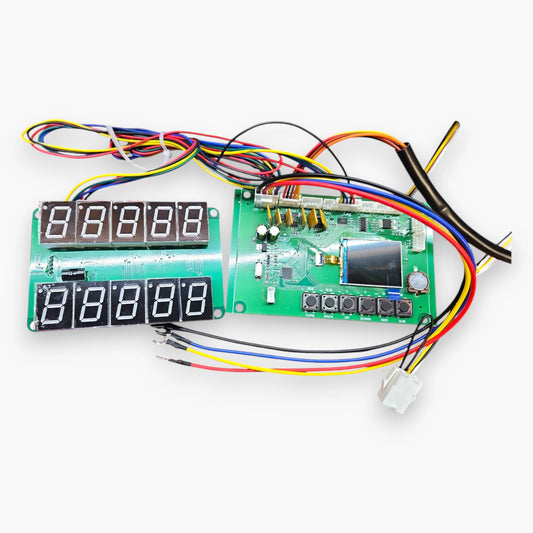 Main Board for Coin Changer – Dual 7-Segment LED Display, Pre-Wired Harness, 12V DC PCB