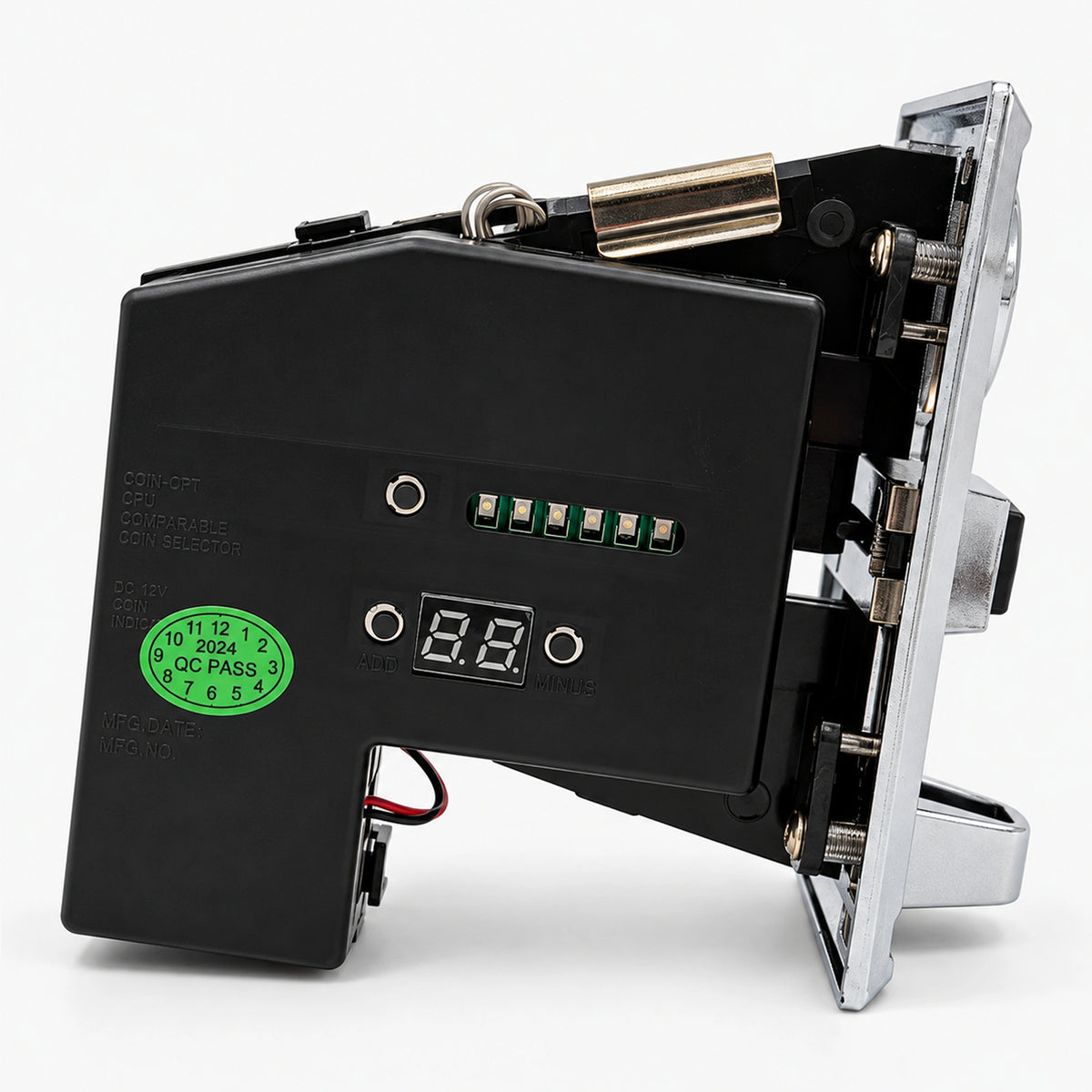 6-Coin Acceptor Selector – 95% Identification Accuracy, 15–29mm Coin Diameter Range, 0.6 Second Recognition Speed