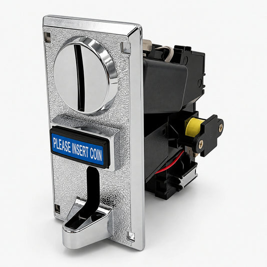 6-Coin Token Acceptor Selector – CPU Controlled, Anti-Phishing, 12V DC, for Vending Machines and Arcade Games
