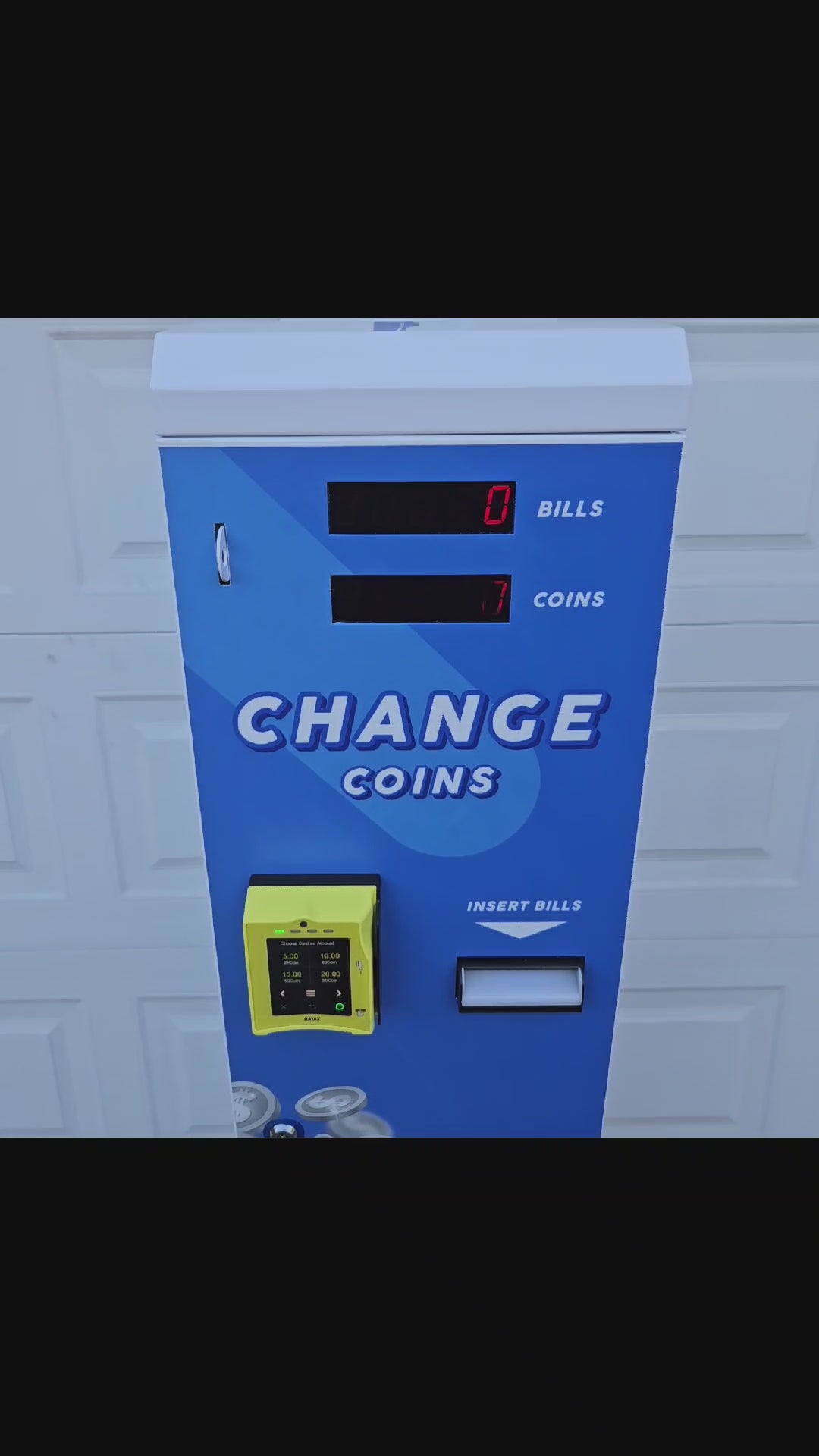  Dollar Bill Changer Machine – Adjustable Coin Vending