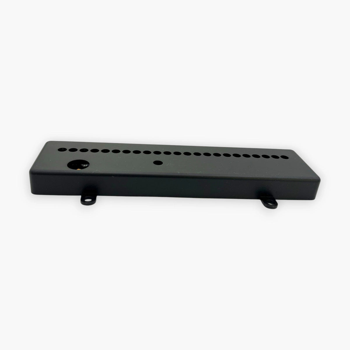 Claw machine prize sensor bar with 23 sensor ports, sensitivity adjustment dial, red status LED, and four mounting tabs