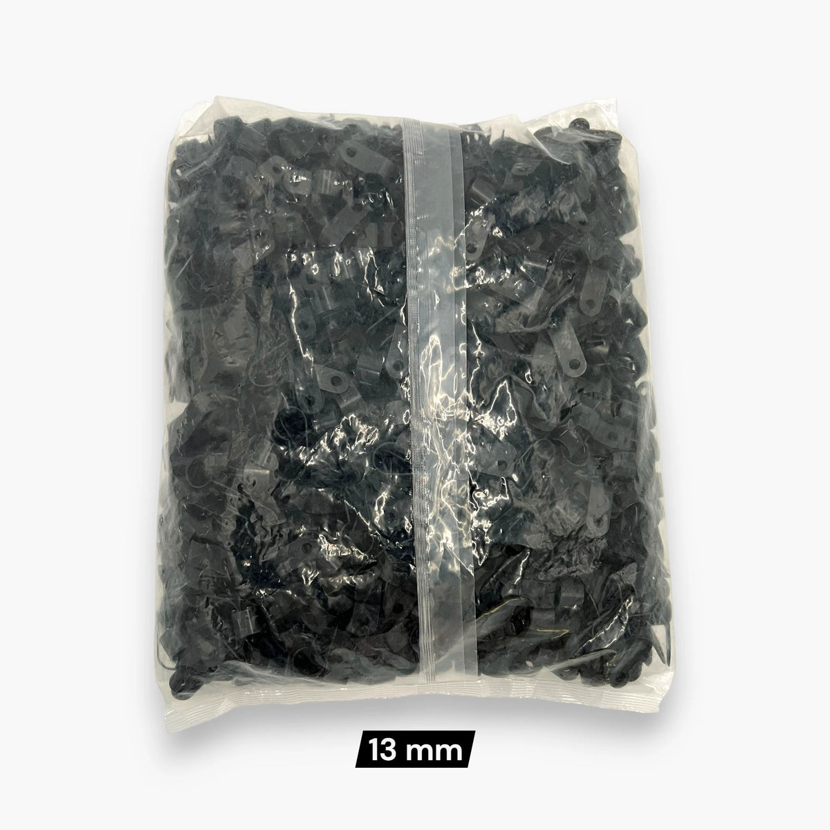 R-Type Cable Clip – Pack of 1000, Black Nylon, 3 Sizes, for Arcade, Vending & Industrial Cable Management