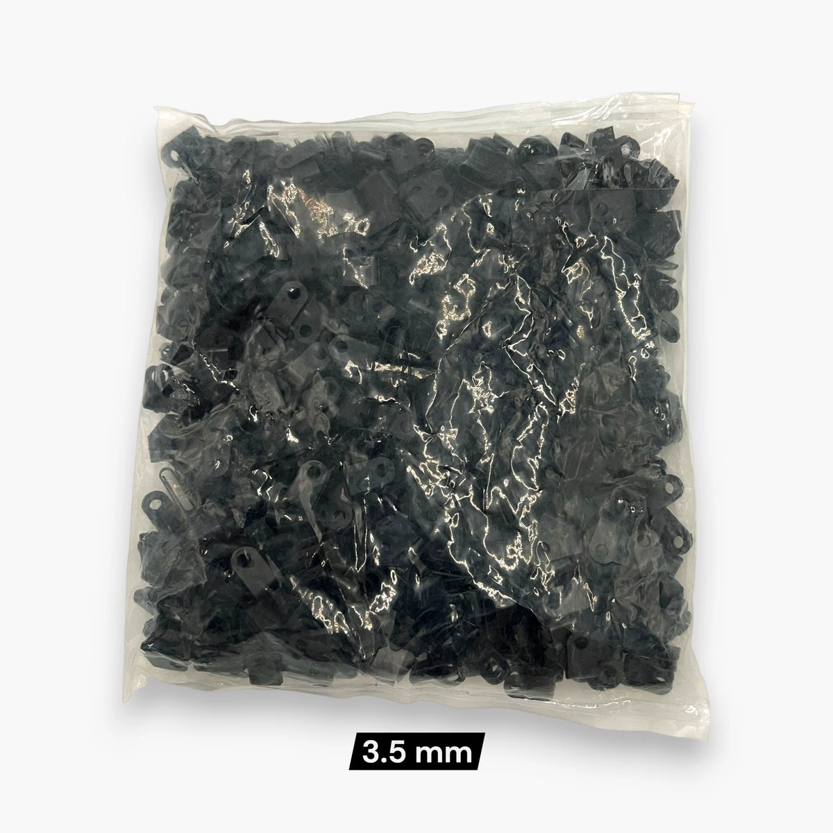 R-Type Cable Clip – Pack of 1000, Black Nylon, 3 Sizes, for Arcade, Vending & Industrial Cable Management