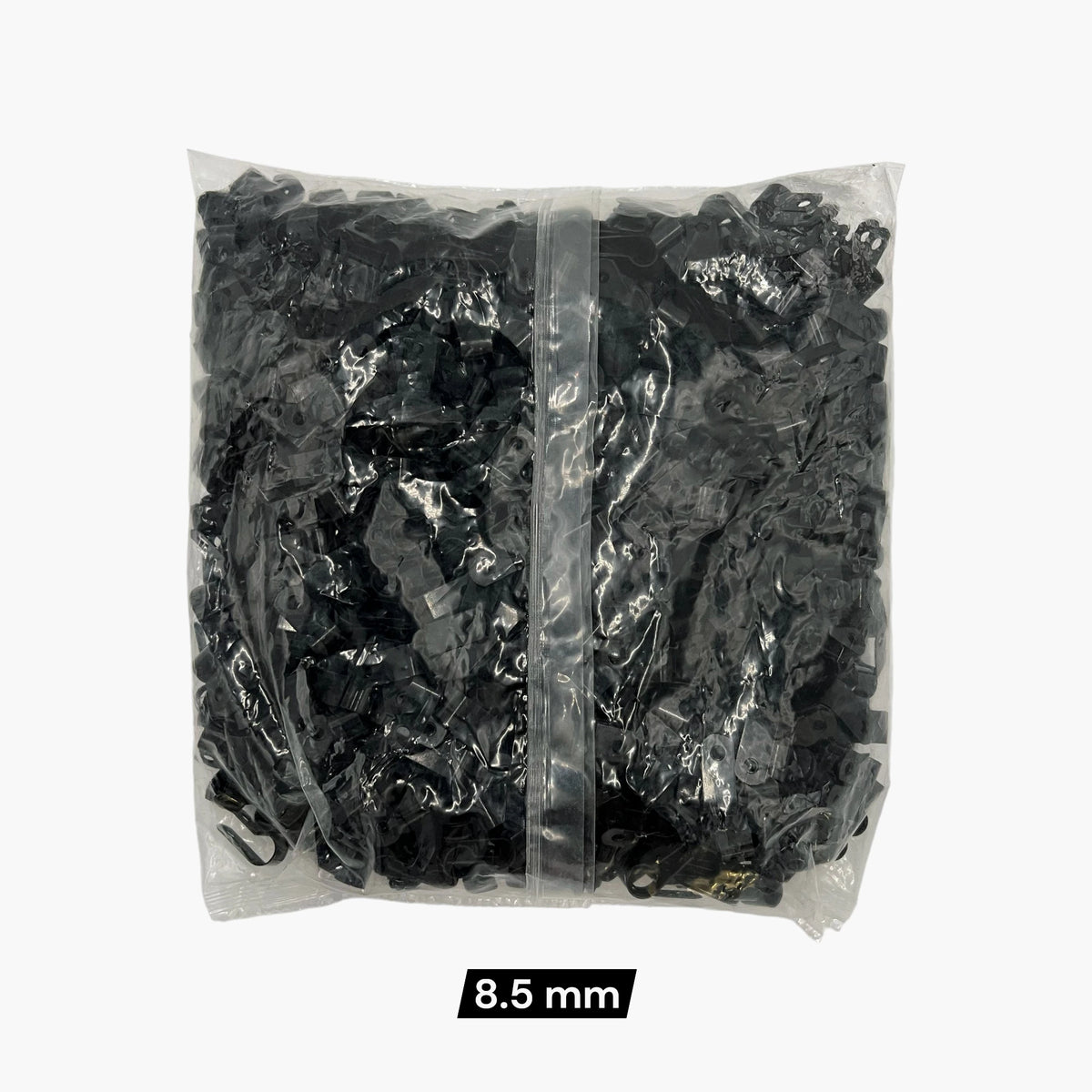 R-Type Cable Clip – Pack of 1000, Black Nylon, 3 Sizes, for Arcade, Vending & Industrial Cable Management