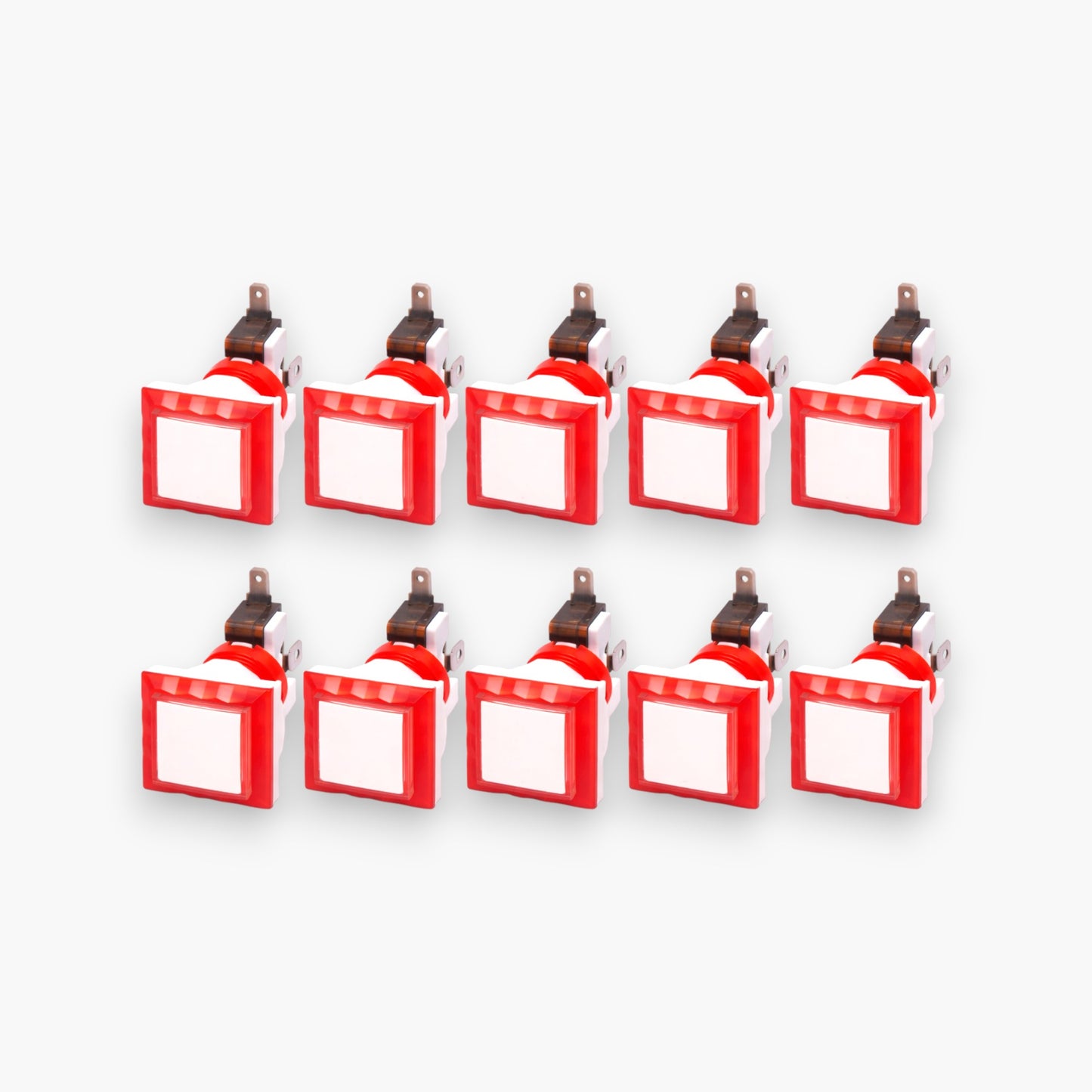 Square Push Button with Led Lights & Micro Switch (Set of 10) – Free Shipping