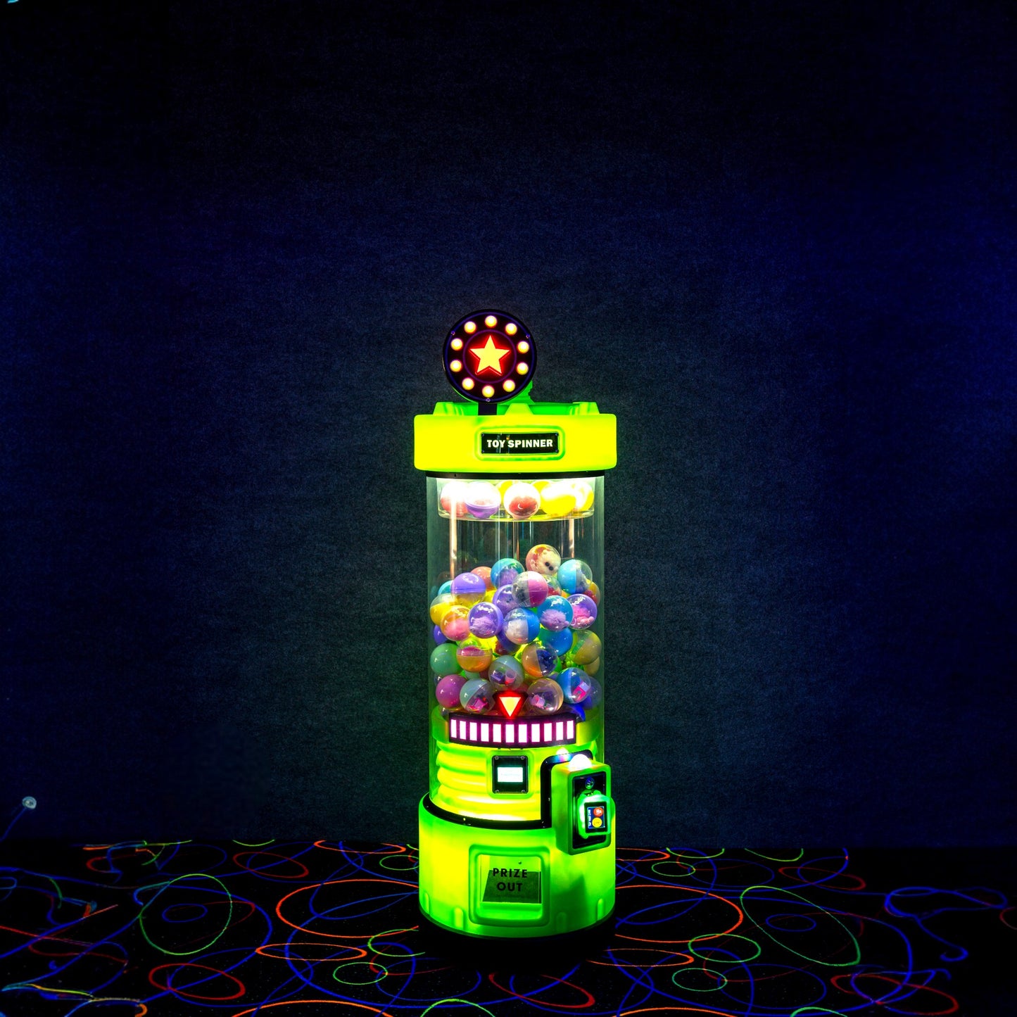 Toy Spinner – Capsule Toy Prize Game Machine – Coin Operated