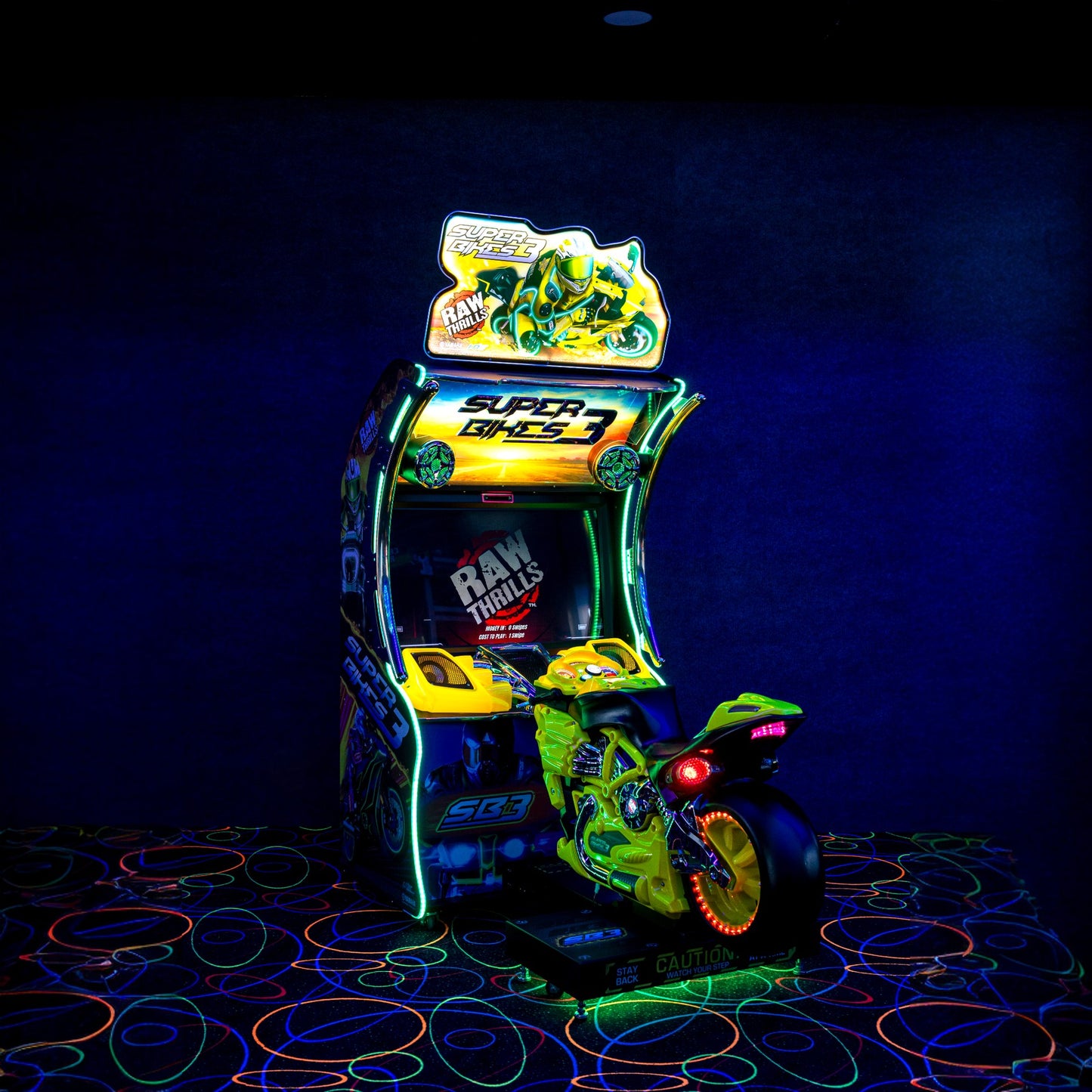 Super Bikes 3 by Raw Thrills – 42” HD - Arcade Racing Machine